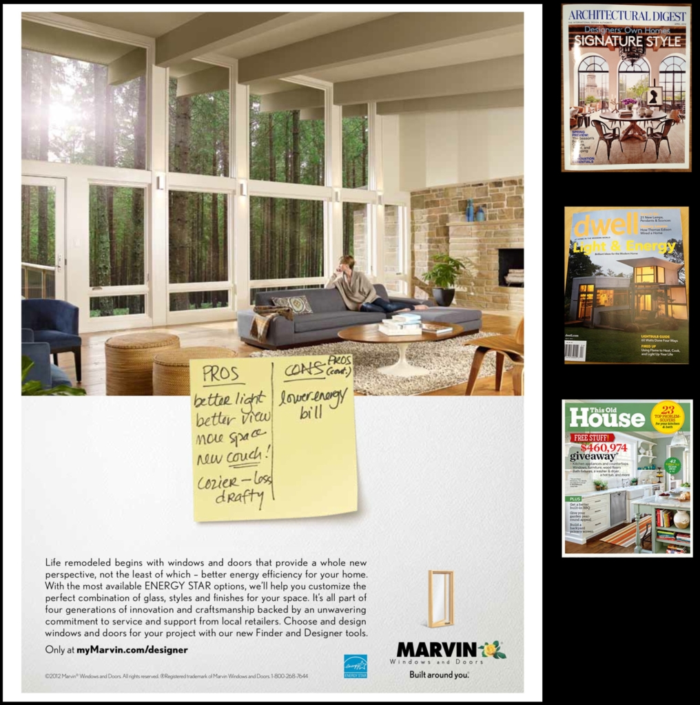 2e Architects featured in National Marvin Windows Ad Campaign